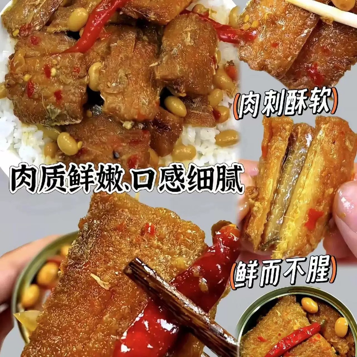 新货五香带鱼罐头香辣即食拌饭下酒菜海鲜熟食刀鱼香酥罐装网红小