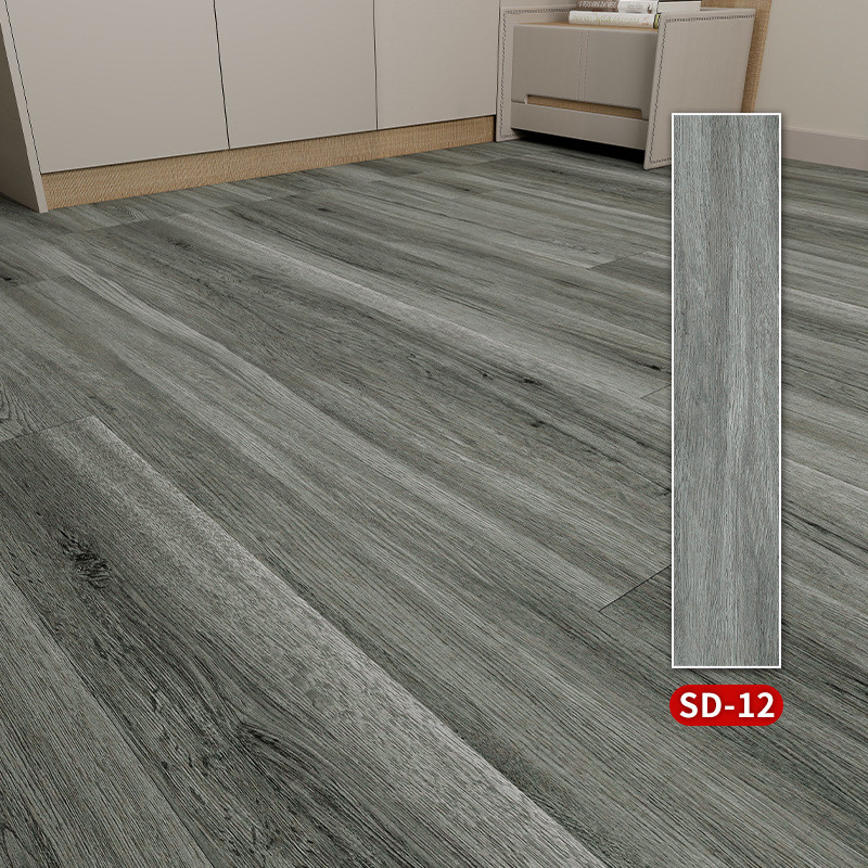 厂家定制石塑地板4-6mm全新地板商用家用防水阻燃spc锁扣石晶料