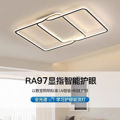 Tpa现代简约大气意式极简客厅主灯线条吸顶灯中山灯具全屋组合