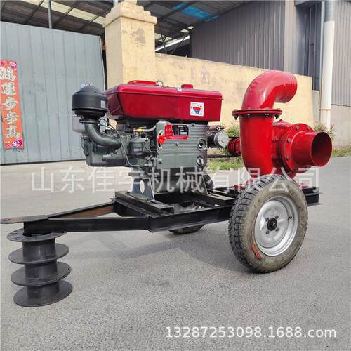 热销抽水泵灌溉柴油自吸泵小型后输出农业大马力柴油灌溉泵