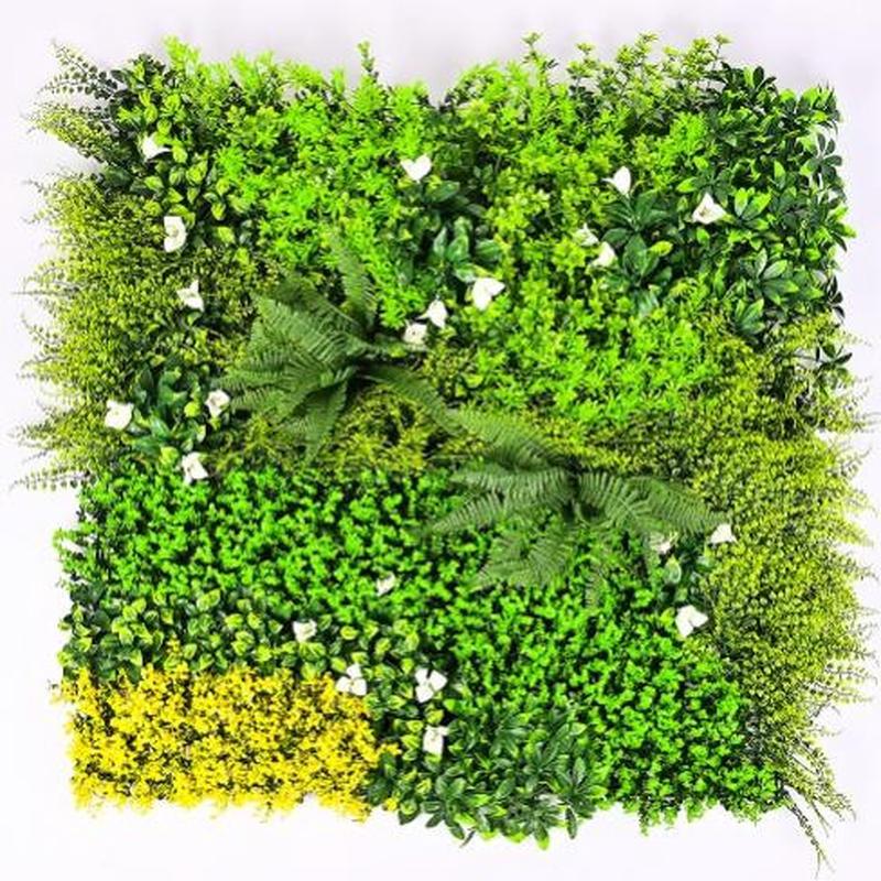 室内装饰组合塑料人造绿植背景墙尤加利人造草坪背景墙面装饰造景