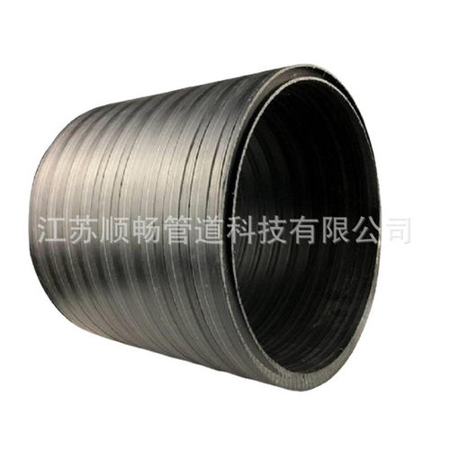 定制hdpe双壁波纹管大口径缠绕管排污管hdpe中空壁聚乙烯dn1500
