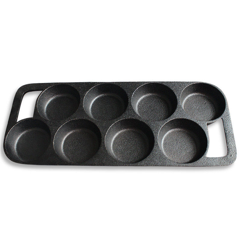敬辉铸铁无涂层烤盘蛋糕蛋堡汉堡包烤箱模具用鑄鐵鍋8连模烘焙,金属材料及制品,其他金属制品,淘宝优惠券,粉丝福利购,淘宝优惠卷