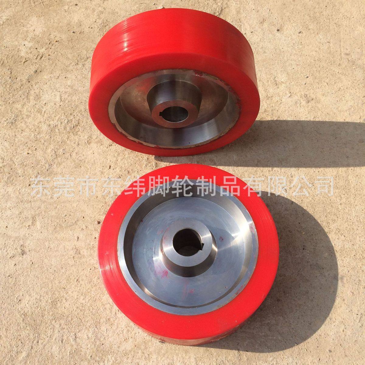 45号钢铁芯包聚氨酯摩擦轮传动驱动轮橡胶滚轮邵氏硬度92A,农机/农具/农膜,播种栽苗器/地膜机,淘宝优惠券,粉丝福利购,淘宝优惠卷