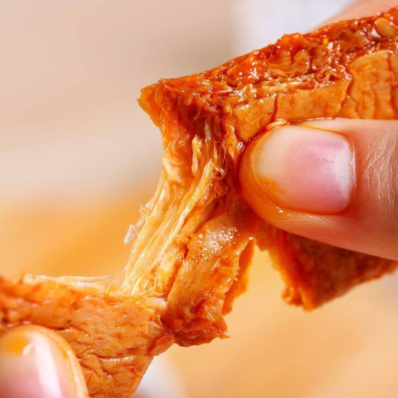 红派手撕素牛排素肉大牛排零食小吃40包休闲食品豆干辣条独立小包