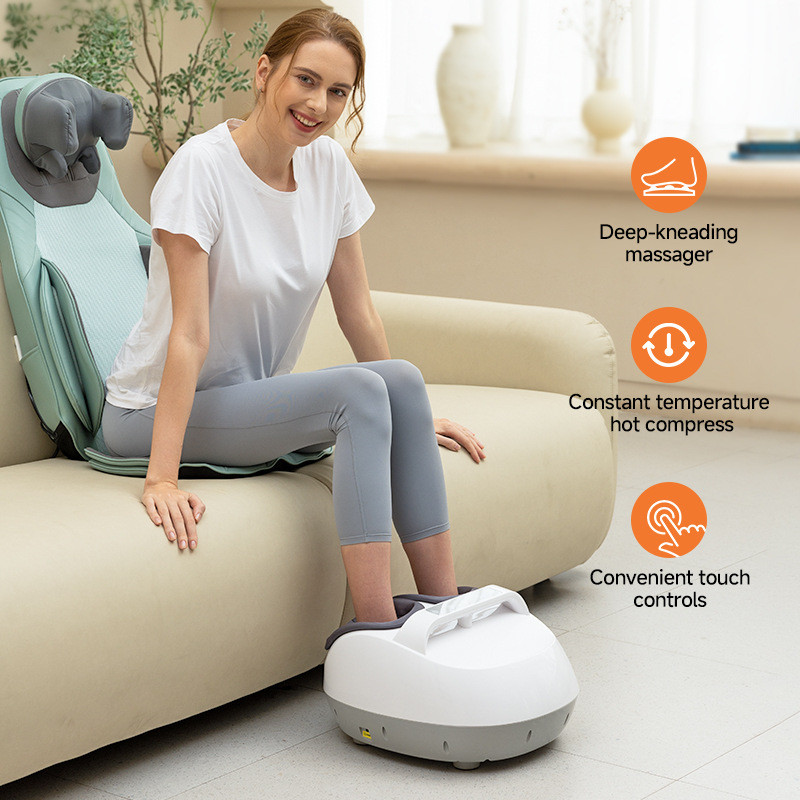 家用小型小腿部按摩器全自动揉捏按脚底部足疗机足底按摩仪热