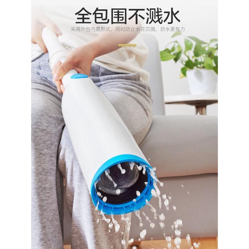86m0拖把家用一拖干湿两用免手洗平板拖帕地懒人自旋拖布墩布净