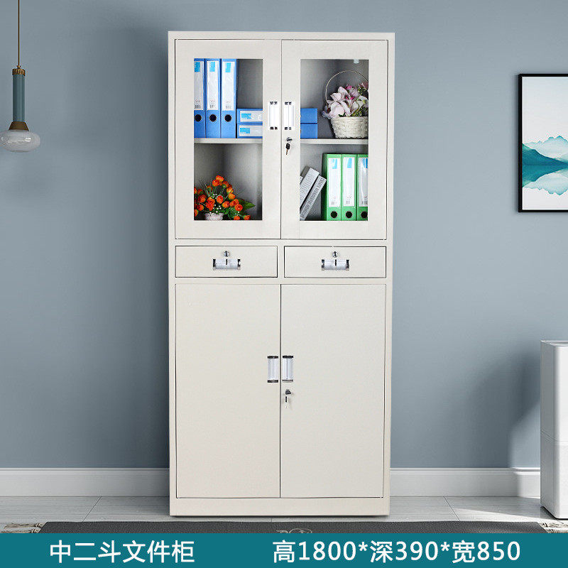 铁皮文件柜玻璃柜储物办公档案凭证柜置物柜储物柜收纳柜带锁,标准件/零部件/工业耗材,车间地垫,淘宝优惠券,粉丝福利购,淘宝优惠卷