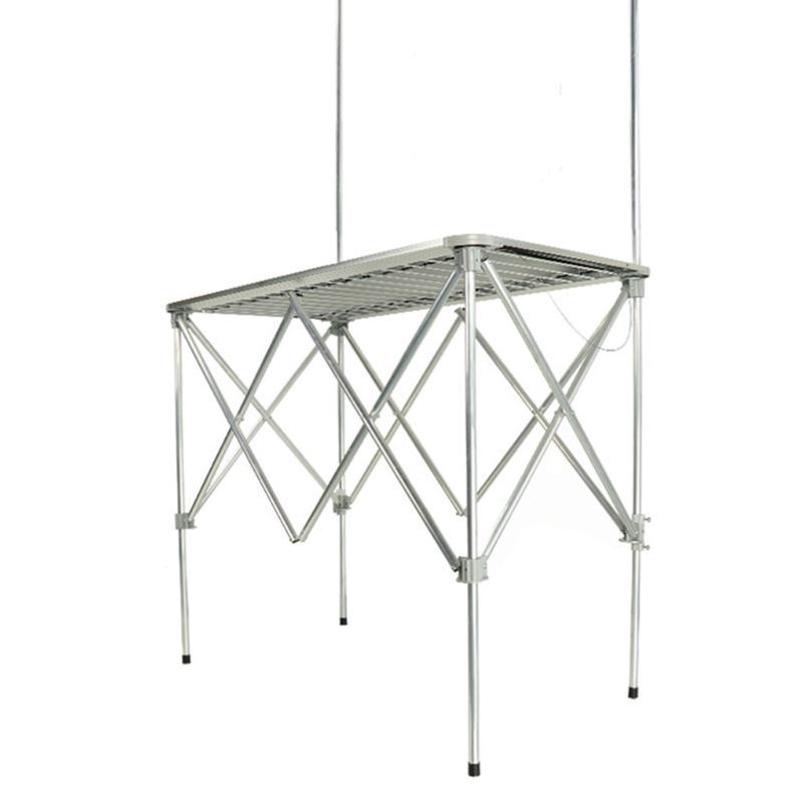 地摊货架台便携式可移动铁质/铝质促销台40*70cm/50*90cm直销