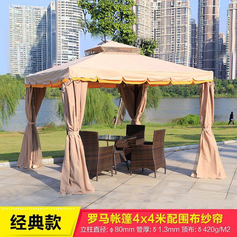 户外帐篷遮阳防水大型广告帐篷摆摊罗马帐篷庭院花园凉亭活动雨棚