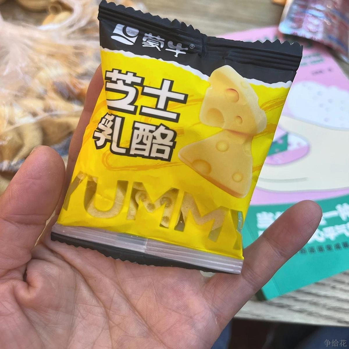 蒙牛奶酪芝士三角乳酪60g儿童零食原味蔓越莓味奶块奶片独立包装