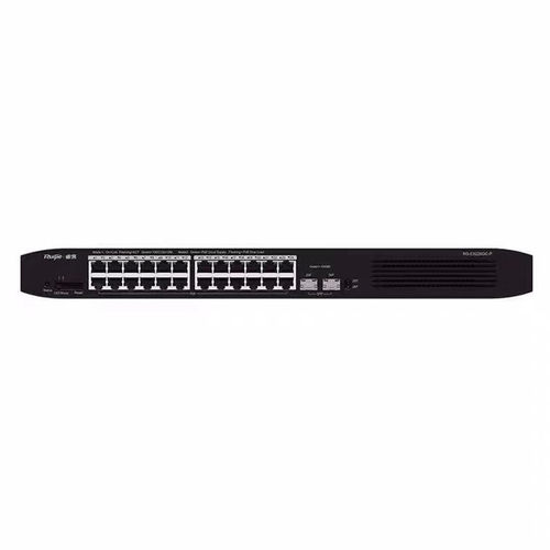 热销锐光口rg-es226gc-p24个千兆poe+2捷370w网络交换机