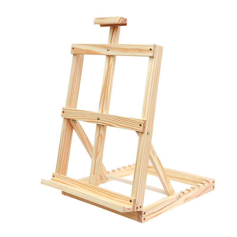 画架桌面台式美术生专用便携式折叠画板儿童初学者迷你小画架