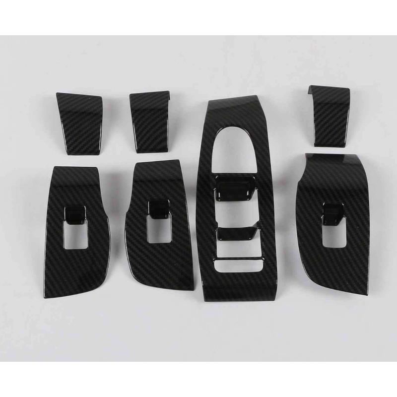 热销适用马自达20款昂克赛拉/20款cx-30玻璃开关饰框内饰装饰贴碳