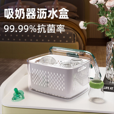 分隔奶瓶沥水收纳盒上班背奶包妈咪装备便携式吸奶器防尘母乳冷藏