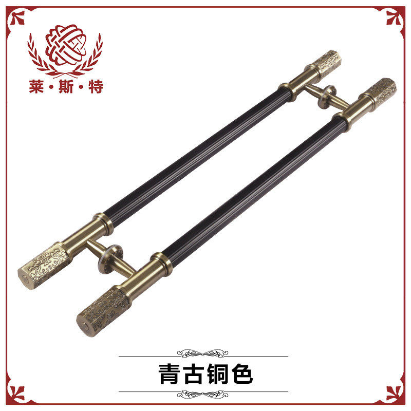 不锈钢豪华大古大门拉手欧式酒店大门拉手压铸直纹管门把手红拉手