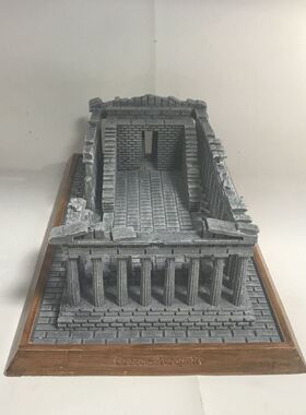 家居摆件树脂工艺品创意摆件世界希腊建筑名雅典卫城工艺品摆件