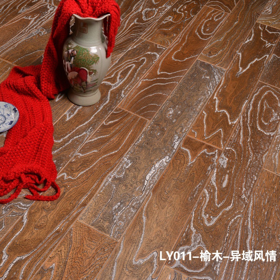 创诺尔智能发热地板地暖防水可温控强化拼花实木复合地板