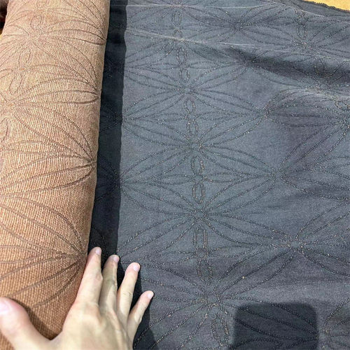 宝相花香云纱复古风柞蚕丝老料80姆米桑蚕丝面料重磅服装丝绸布料