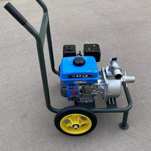 热销汽油抽水机移动式果园大棚抽水灌溉泵2寸自吸抽水泵