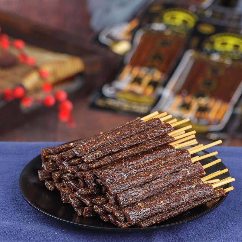 新货奥乐羊肉串辣条麻辣味面筋素肉8090后怀旧儿时校园5毛零食品
