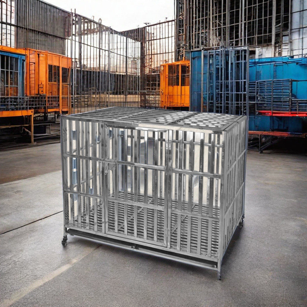 不锈钢防锈全方管狗笼子大型犬中型犬不锈钢加粗可折叠,办公设备/耗材/相关服务,3D打印机配件,淘宝优惠券,粉丝福利购,淘宝优惠卷