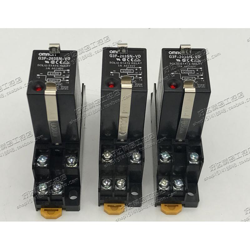 G3F-203SN-VD+PYF08A+PYC-1A现货 固态继电器 支持验货