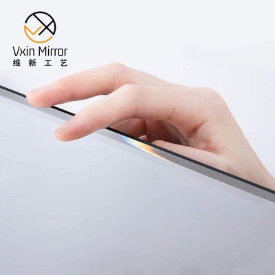 批发轻奢浴室镜卫生间方形化妆镜法式挂墙式壁挂镜厕所镜子mirror