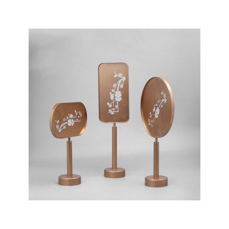 热销现代轻奢新中式创意铁艺客厅电视柜三件套工艺品摆件酒柜软装