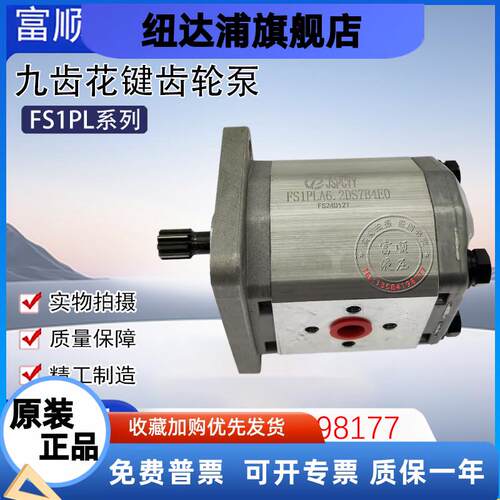 九齿花键液压泵叉车齿轮泵FS1PLA6.2DS7B4E0专用油泵1AC7Q06R/PFS