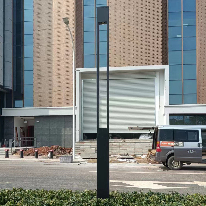 热销户外灯小区花园方形景观灯3.5米园林庭院道路太阳能庭院灯