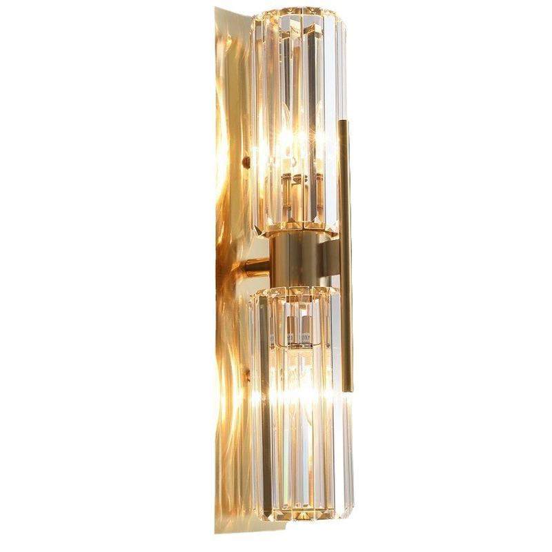 后现代水晶轻奢客厅壁灯简约卧室床头灯电视背景墙过道走廊大堂灯