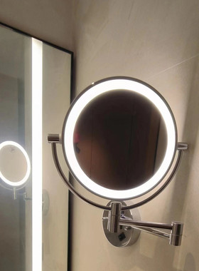 浴室镜不锈钢边框镜子铝合金卫生间发光镜子智能镜子防雾led灯