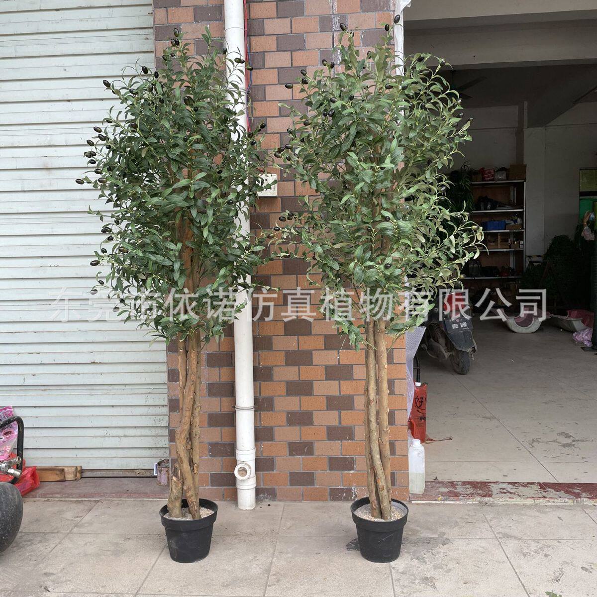 仿真橄榄树盆栽绿化家居批发室内外带果仿真橄榄树厂家工程
