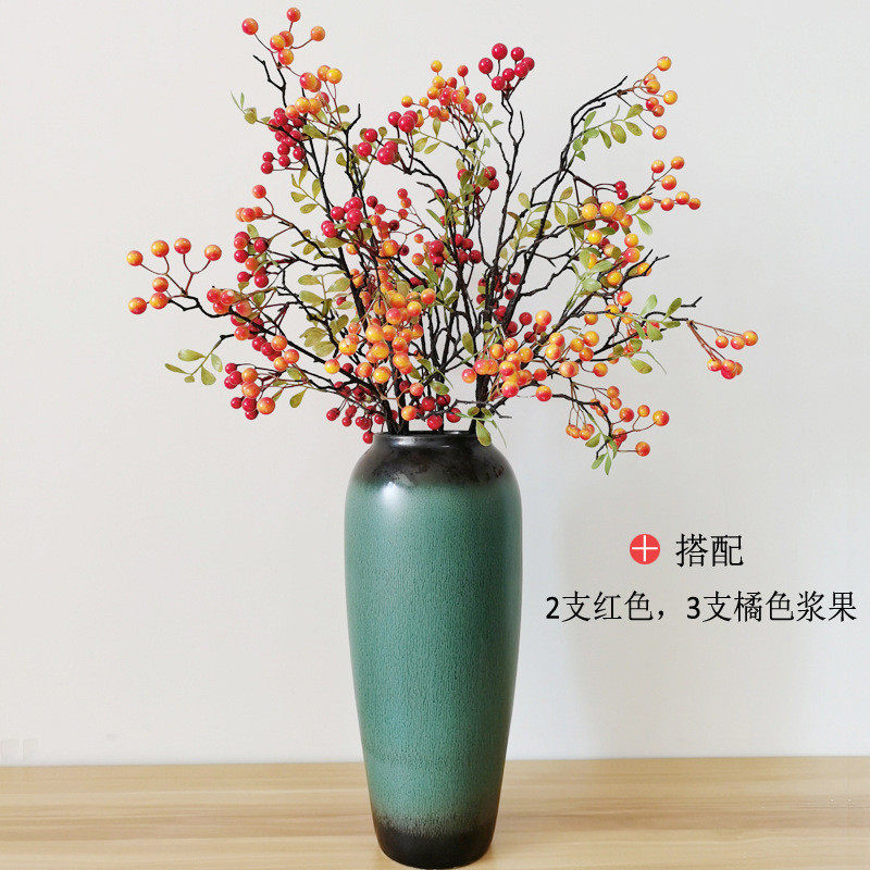 景德镇陶瓷罐中美式复古干花摆件花瓶客厅装饰电视柜轻奢插花水养,文具电教/文化用品/商务用品,笔记本/记事本,淘宝优惠券,粉丝福利购,淘宝优惠卷