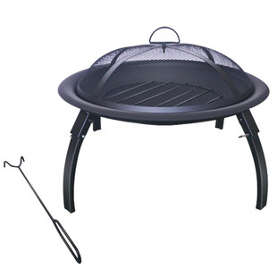 中小型木碳烤火炉木柴篝火炉木炭户外庭院取暖炉火盆围炉家用