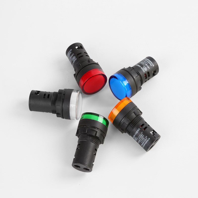 专业生产信号灯电源指示灯DYAD22-DS24V~380V纯色信号指示灯