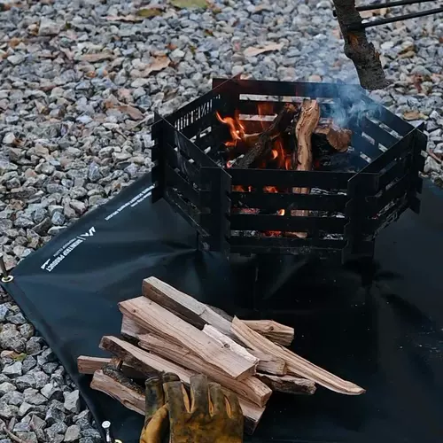 Shanqu Outdoor Camping Fireproof Clate Picnic Fire Isless Mat Silicone Высокотемпературные огнезащитные коврики.