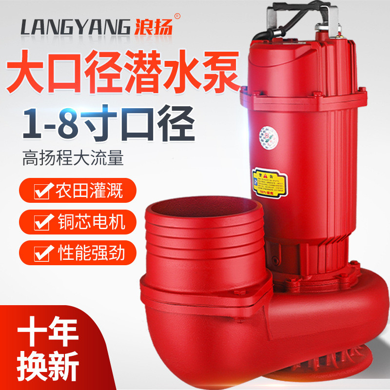 潜水泵小型220v家用高扬程井水高压农用38灌溉4寸6寸大功率抽水泵