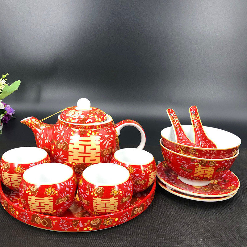 t9j5结婚婚庆用品港式新人陶瓷茶具杯套喜碗传统习俗新娘嫁妆敬茶,节庆用品/礼品,喜碗/敬茶杯,淘宝优惠券,粉丝福利购,淘宝优惠卷