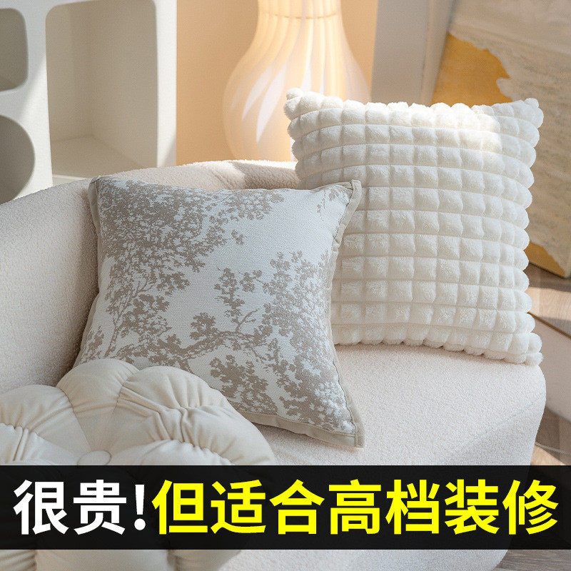 抱枕沙发客厅法式高级靠枕可拆洗枕套带枕芯床上腰靠垫约设计感