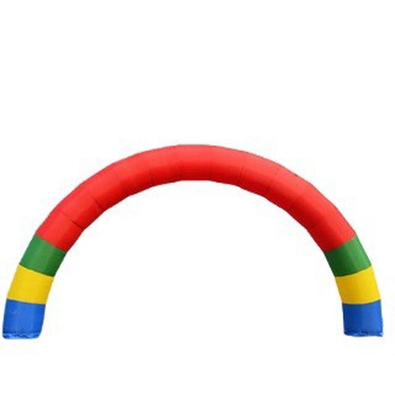 批发厂家广州户外广告充气拱门半圆形婚庆开业活动道具彩虹门