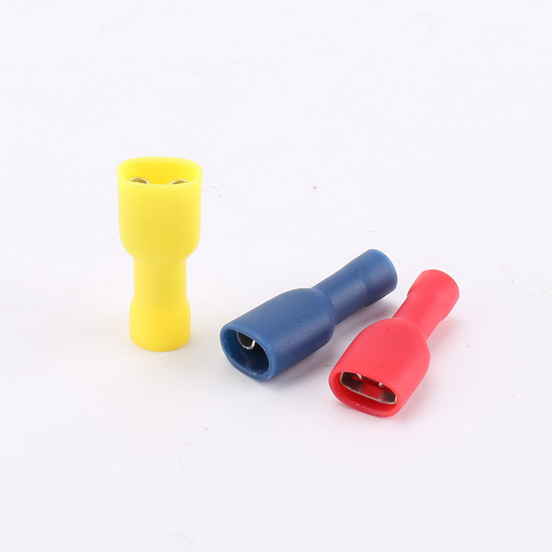 热销bvcfdd系列公母插片绝缘端头绝缘母公对接电线连接器压接插簧