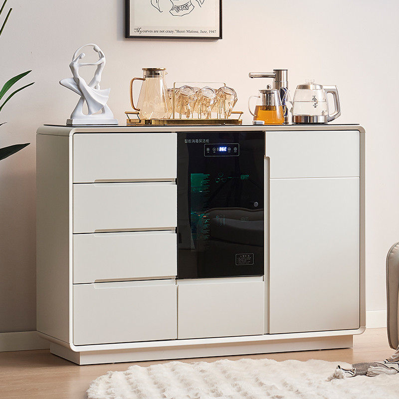 2025 Новая чайная машина Дом Полностью автоматический интегрированный шкаф для обеденного шкафа твердое дерево