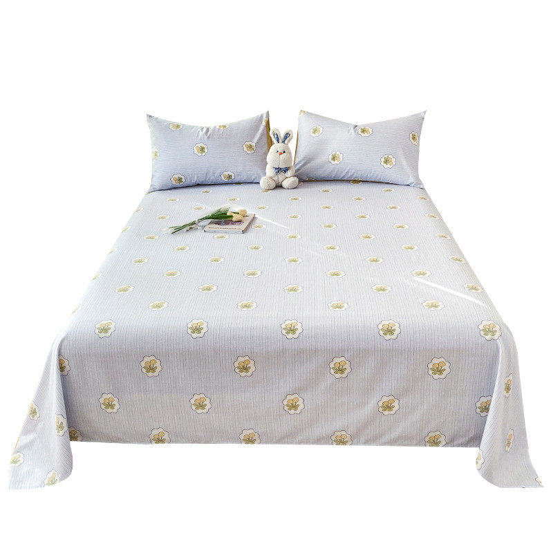 小清新纯棉床单单件100全棉2024新款宿舍单人被单枕套三件套炕单,户外/登山/野营/旅行用品,一次性床单被套,淘宝优惠券,粉丝福利购,淘宝优惠卷