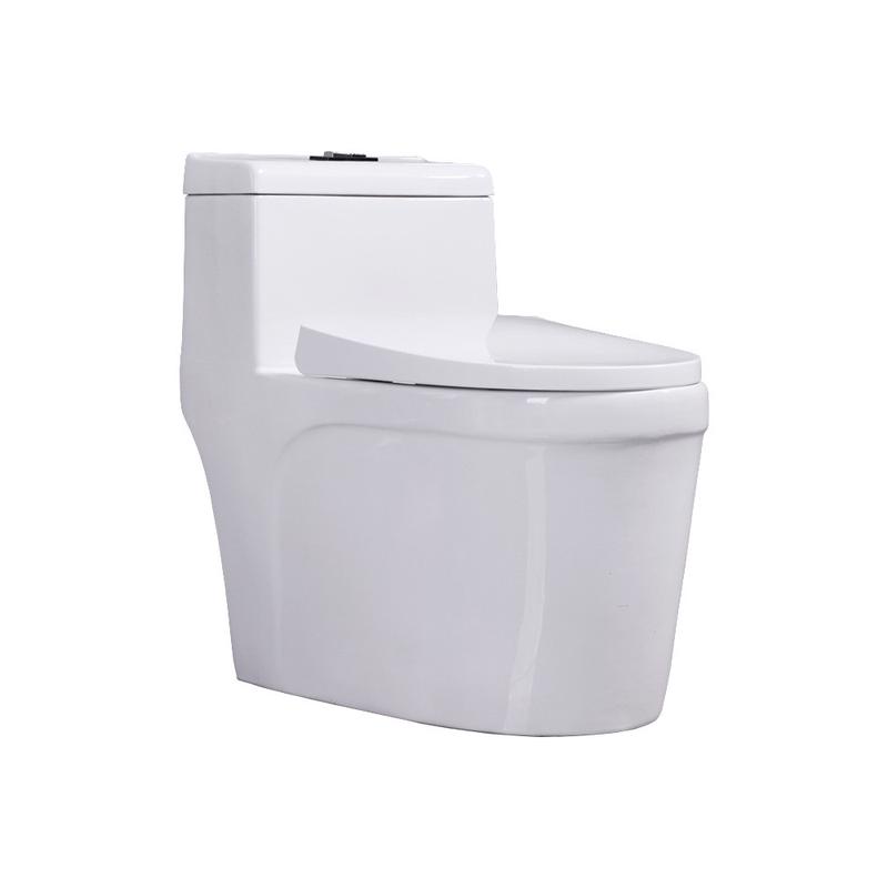 热销弦葑家用虹吸节水式直冲静音小户型大口径防臭坐便器工程