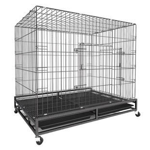 狗狗笼子中型犬大型犬宠物笼子特大号带厕所分离狗窝狗别墅铁笼子