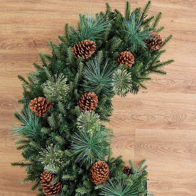 热销厂家圣诞250针+pe+pvc+开花松针发光50cm发光混合材料直供花,节庆用品/礼品,圣诞装饰品,淘宝优惠券,粉丝福利购,淘宝优惠卷