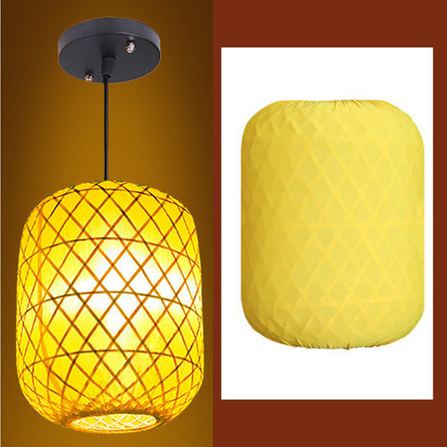 竹编灯笼印字日式广告饭堂餐厅火锅店竹子可印logo中式吊灯笼批发