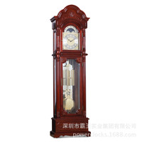 POWER霸王德國(guó)赫姆勒機(jī)芯客廳歐式落地鐘高檔實(shí)木立鐘MG2348BP